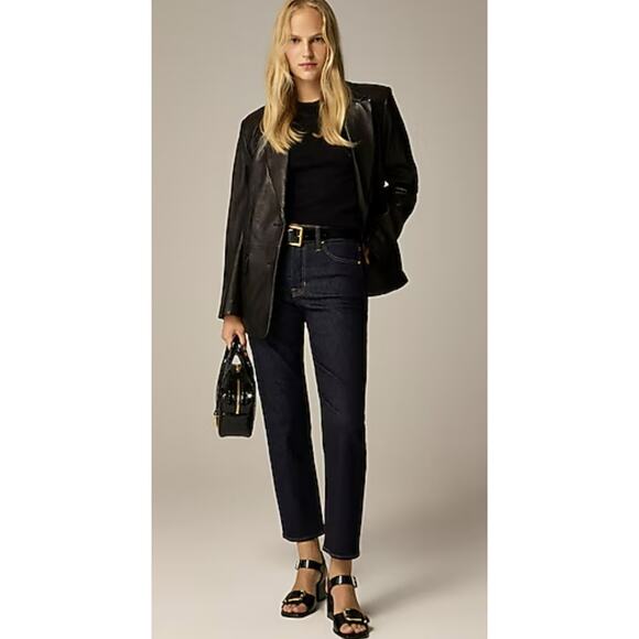 J.Crew 2003 Slim Jean Womens 27 Blue/Rinse Mid-Rise Super Stretch Zip Fly CC539 - Picture 3 of 8